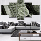 5 Panels Canvas Painting Islam Bible Art