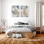 Islamic decorations for home | set of 2 Bedroom wall art