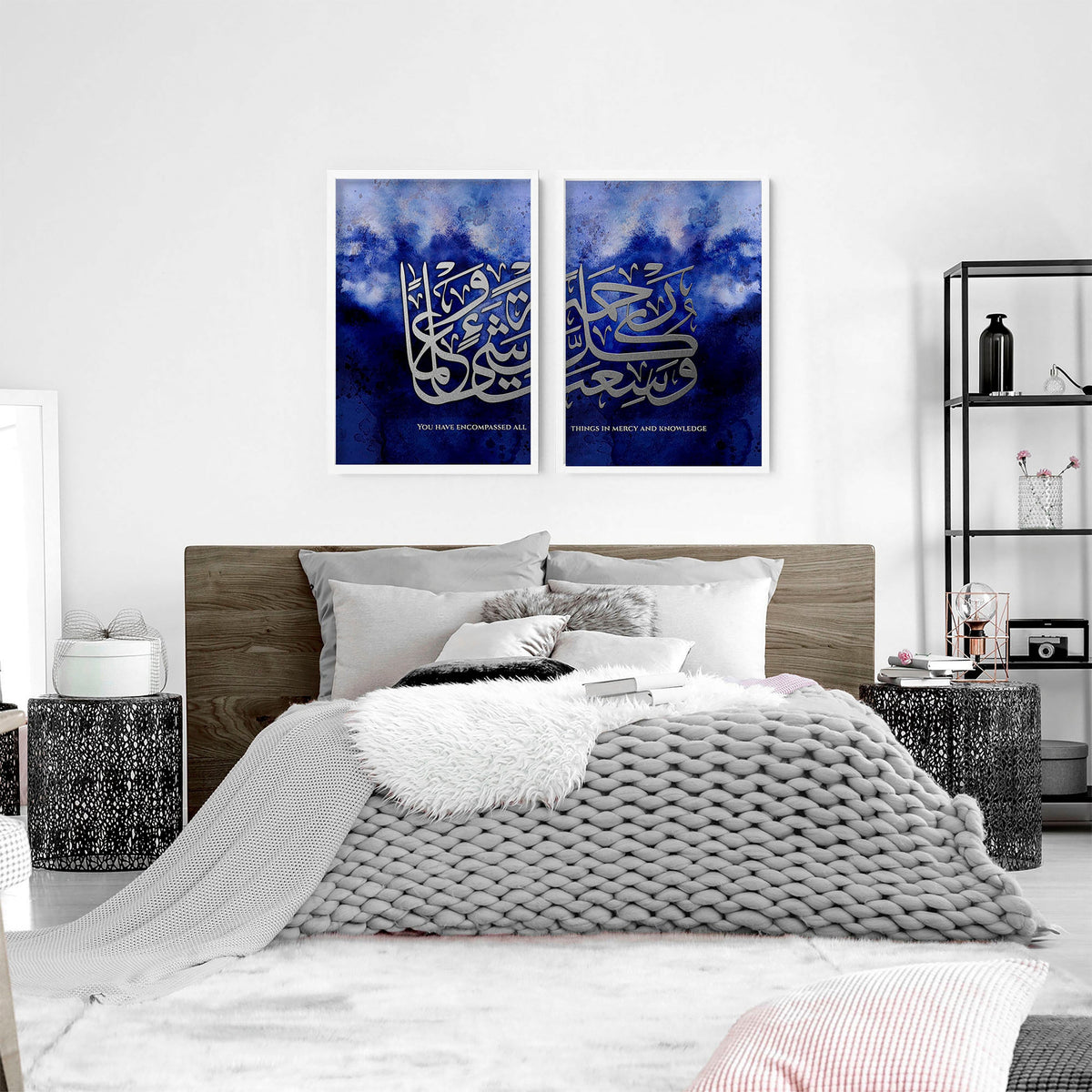 Islam decorations | set of 2 bedroom wall art