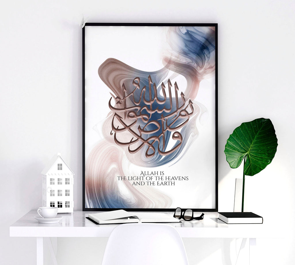 Modern Muslim wall art | Set of 2 wall art prints
