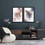 Modern Muslim wall art | Set of 2 wall art prints