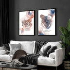 Modern Muslim wall art | Set of 2 wall art prints