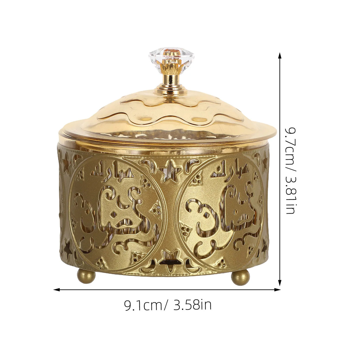 Eid Mubarak Candy Tray Islamic Home Decor Elegant Ramandan Festival