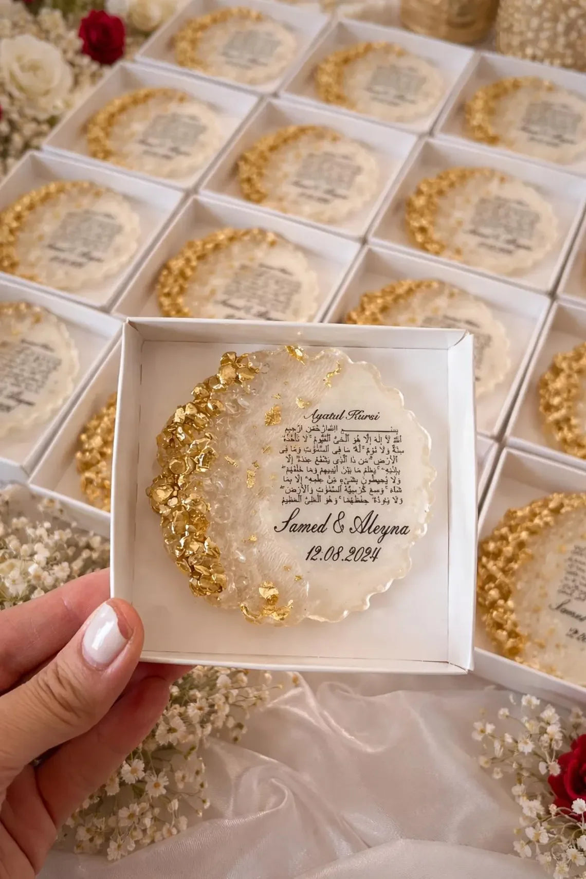 Personalized Ayatul Kursi Magnet Favor,Wedding favors for