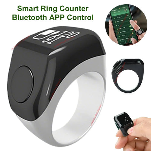 2026 Qibla Zikr Ring Praise Tasbih Electronic Digital Counter Muslims