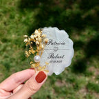 Personalized Ayatul Kursi Epoxy Magnet with Tasbeeh – Islamic Wedding