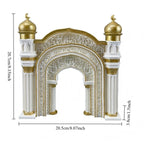 Islamic Ramadan Decor Mosque Arch Ornament with Tealight Holder Eid
