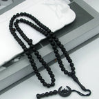 Islam Prayer Beads Tasbih 99 Beads Muslim 8 mm. Rosary Bead Moon Star