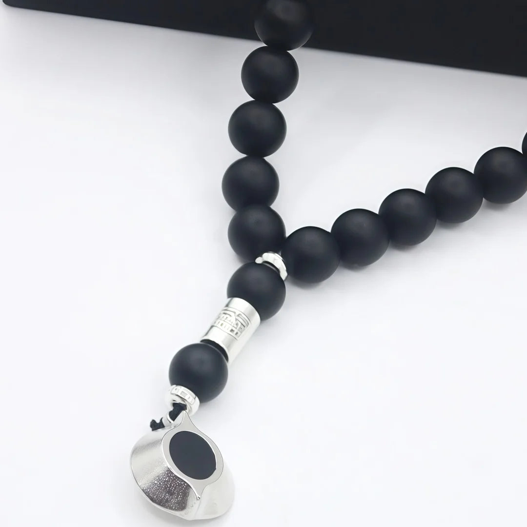 New Black Gallstone Muslim Prayer Beads Gift Box Islamic Praise Beads