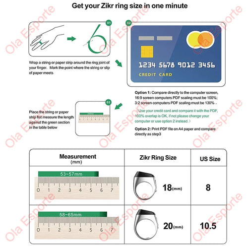2026 Qibla Zikr Ring Praise Tasbih Electronic Digital Counter Muslims
