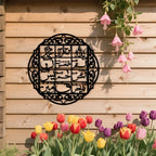 CIFBUY Iron Wall Art Islamic Arabic Calligraphy Metal Home Decor