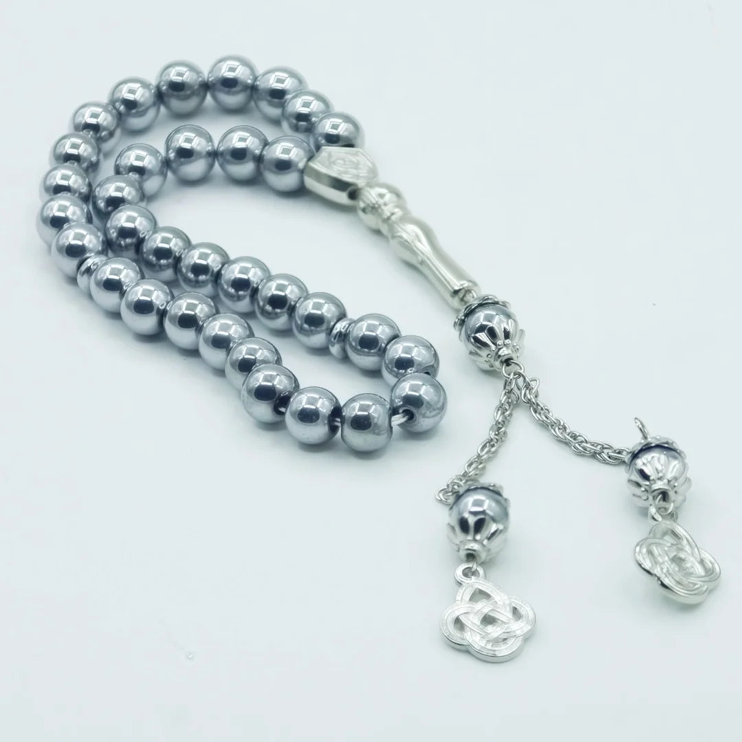 Islamic Prayer Beads 8mm 33 Beads Natural Stone Muslim Prayers Bead