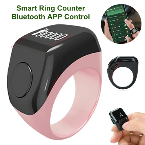 2026 Qibla Zikr Ring Praise Tasbih Electronic Digital Counter Muslims