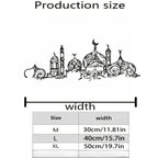 CIFBUY Iron Wall Art Islamic Mosque Floral Pattern Metal Home Decor