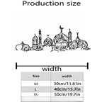 CIFBUY Iron Wall Art Islamic Mosque Floral Pattern Metal Home Decor
