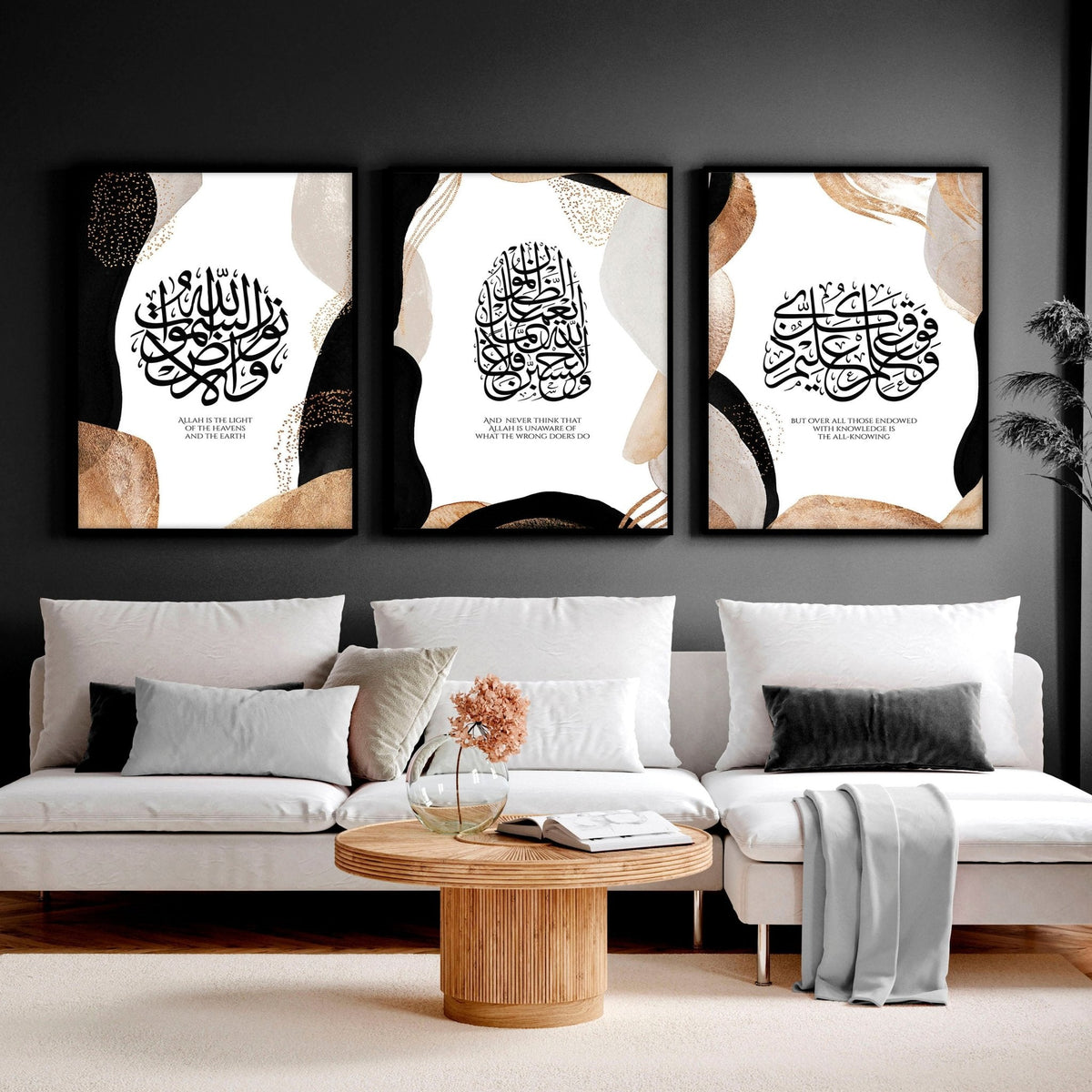 Islamic modern art | Set of 3 wall art prints
